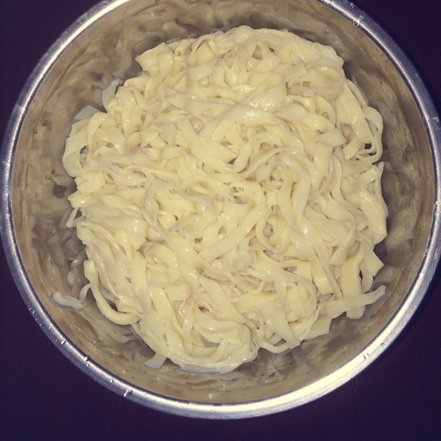 手工面条之鸡蛋面条