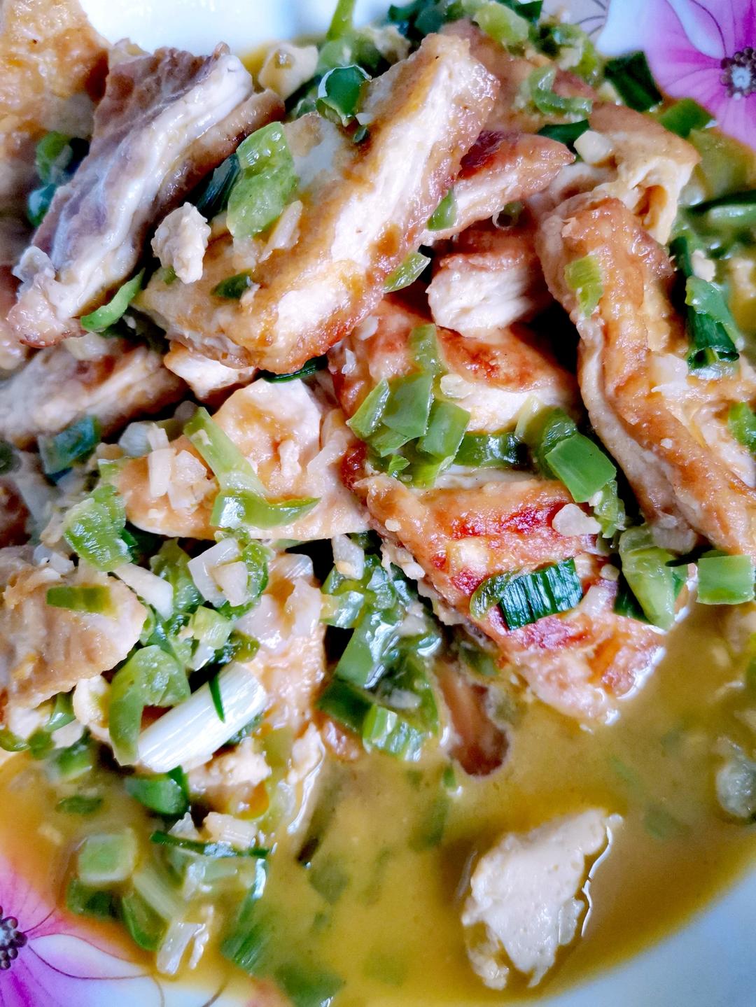 焖煎豆腐