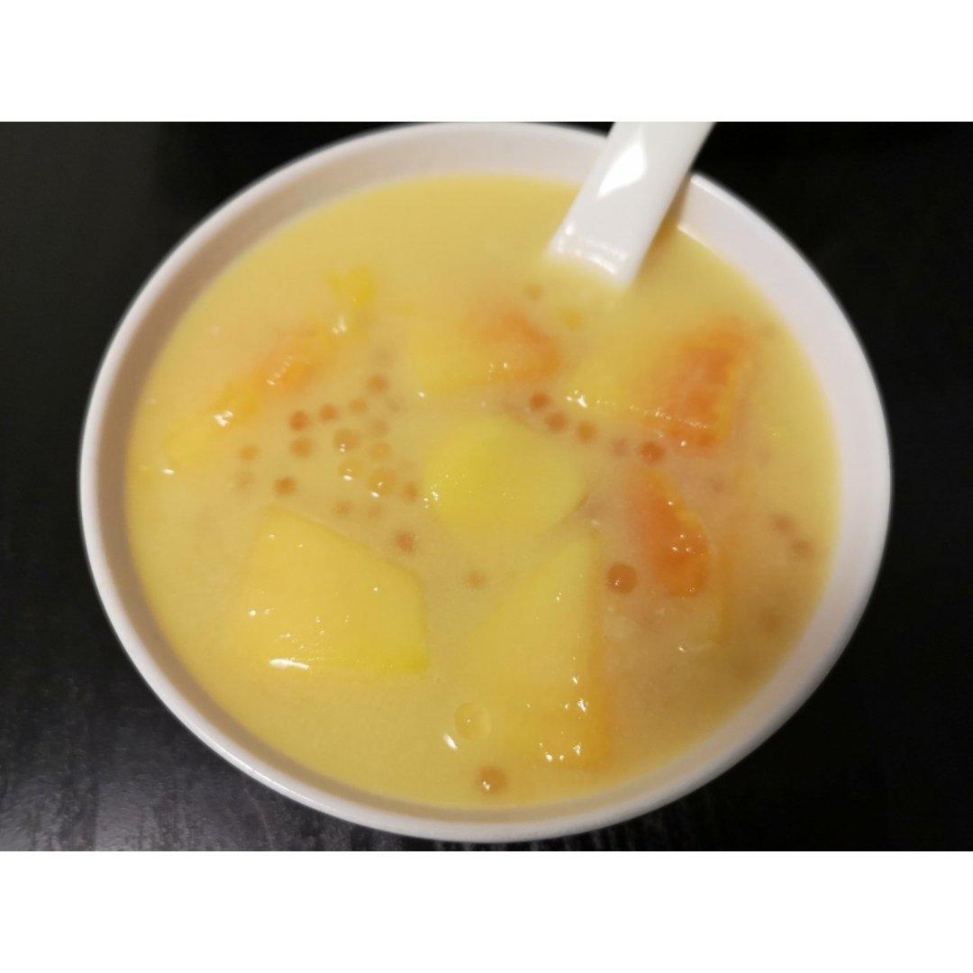 木瓜椰汁西米露