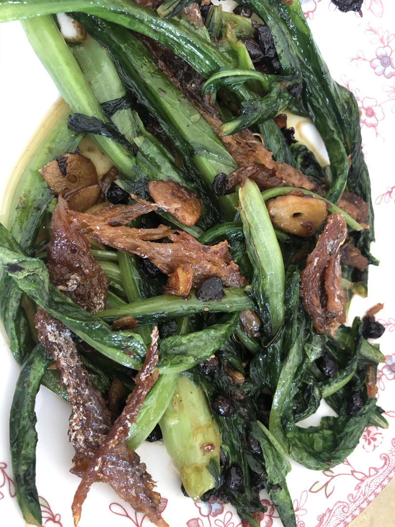 豆豉鲮鱼油麦菜