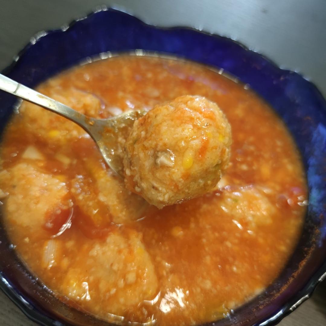 【番茄鸡肉丸】