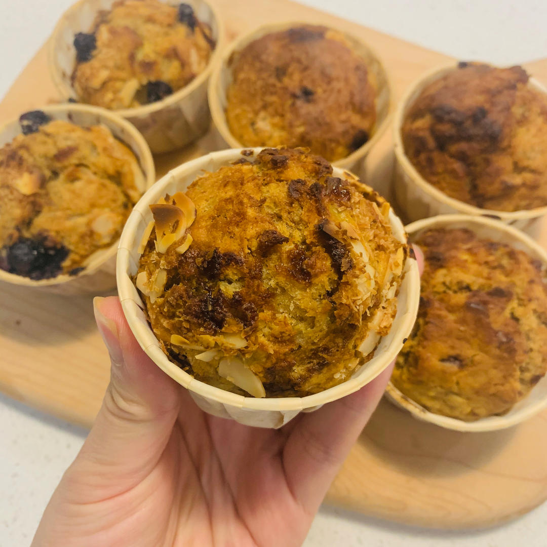 香蕉核桃麦芬 （超级湿润）