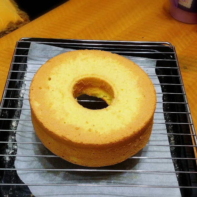 青井老师的焦糖戚风蛋糕
