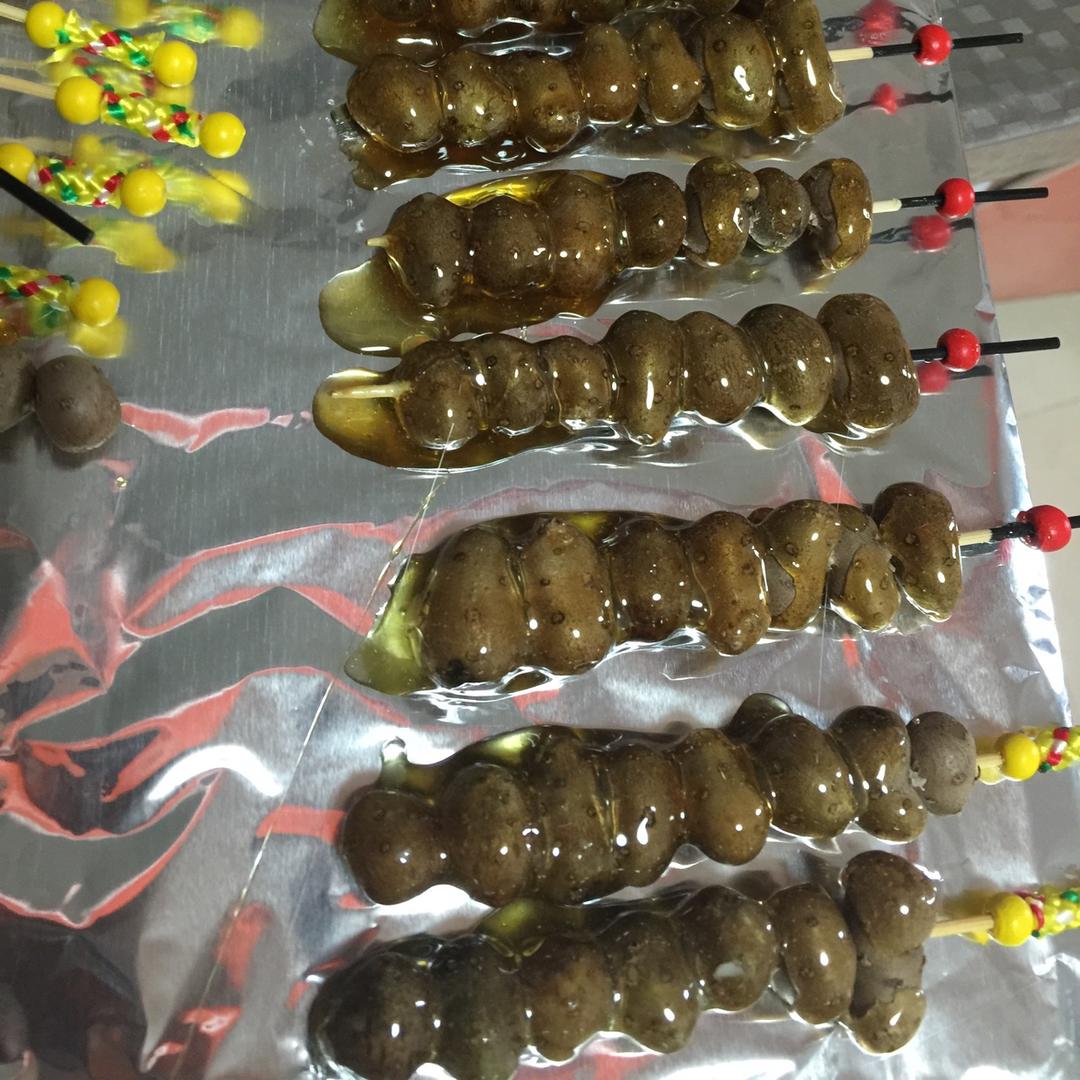 冰糖葫芦山药豆版