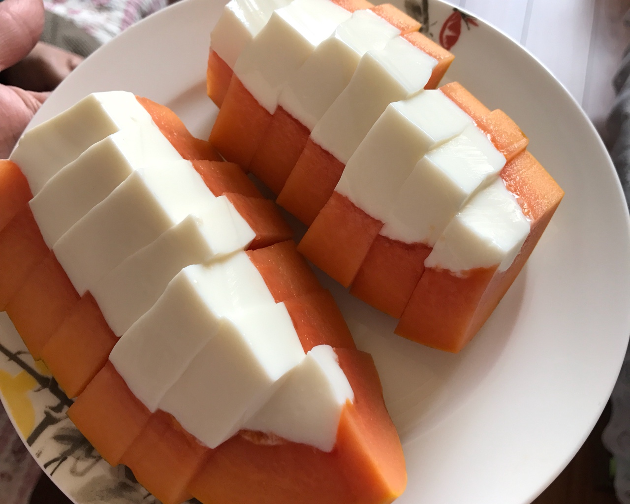 椰奶木瓜冻的做法