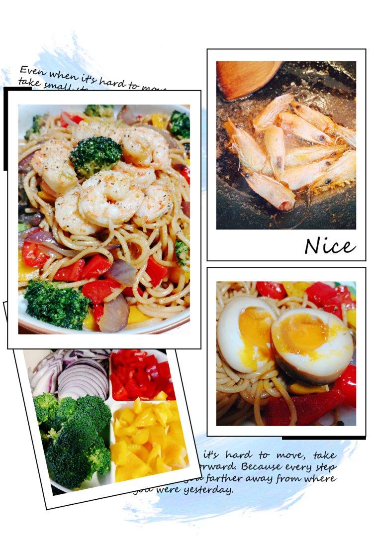 减脂|美味又低脂的虾油虾仁意大利面