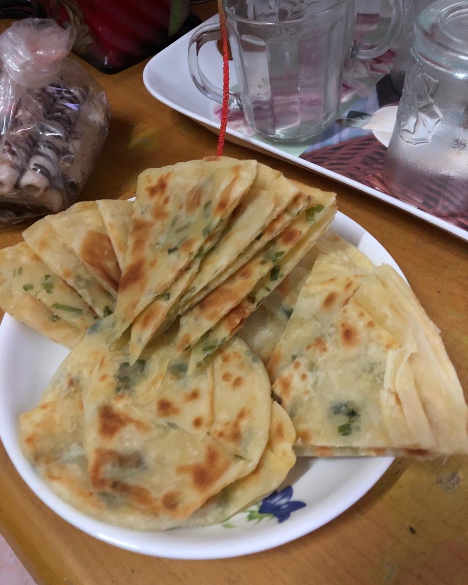 饺子皮葱油饼