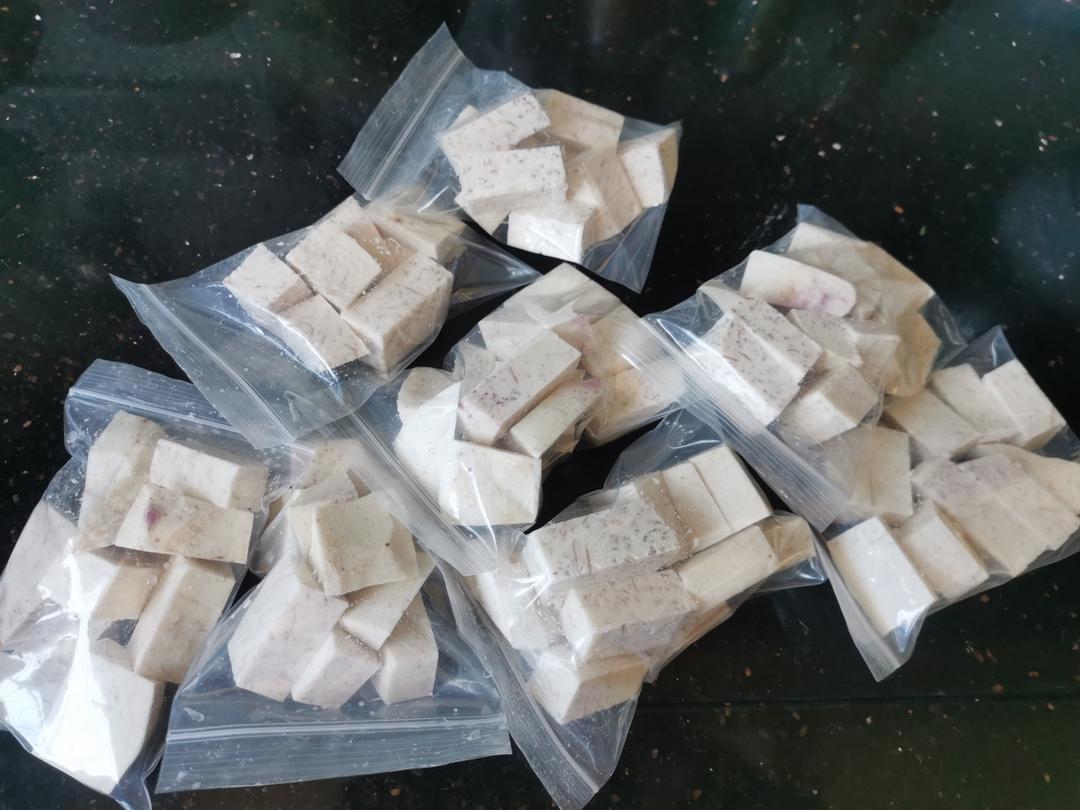 荔浦芋头保存方法，不解冻直接蒸煮炸最佳