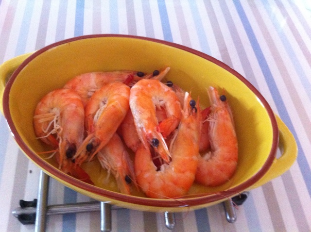 美味白灼虾
