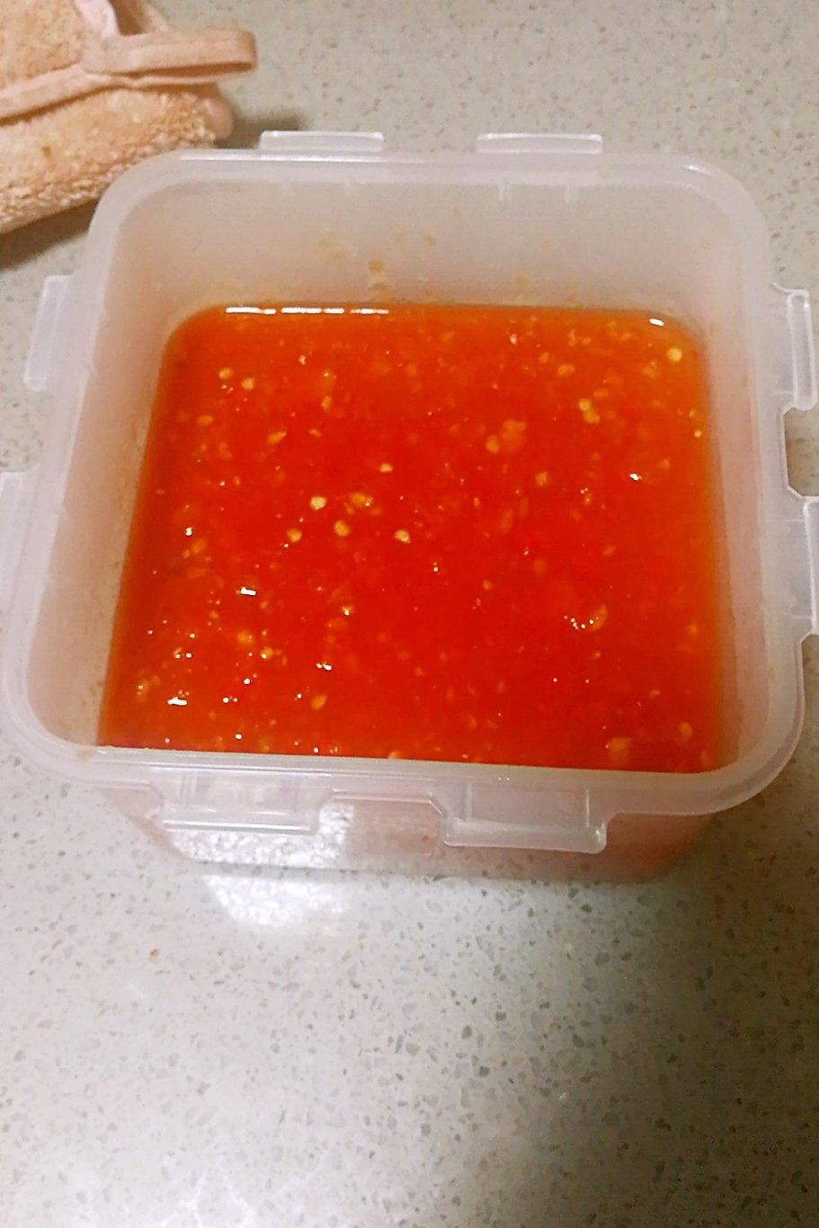 06-1400a鑫亚三轮销售部番茄蒜蓉辣椒酱西红柿红辣椒做的蒜蓉辣酱,蘸