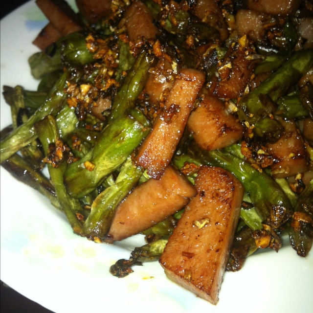 素炒扁豆(豆角、四季豆)