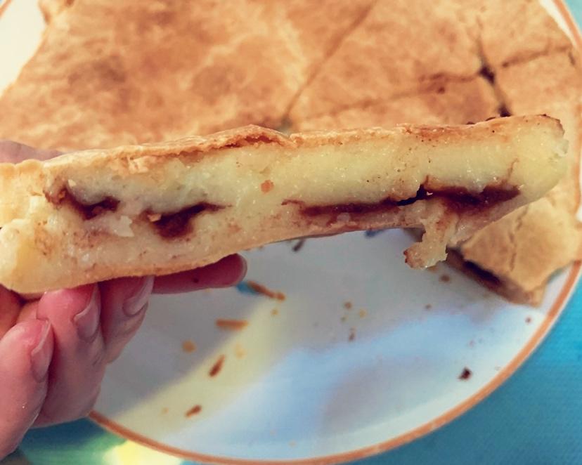 ！！好吃到飞起！！神仙豆沙烤年糕！！外皮酥香，内里软糯，年糕控的你一定要试试！的做法