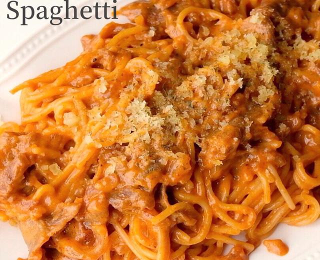 奶香浓郁🍝韩式奶油辣肥牛意面|这一盘足够! 奶香浓郁🍝韩式奶油辣肥牛意面|这一盘足够!