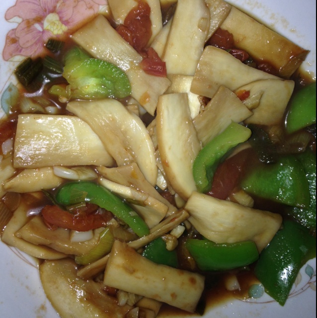 铁板黑椒杏鲍菇