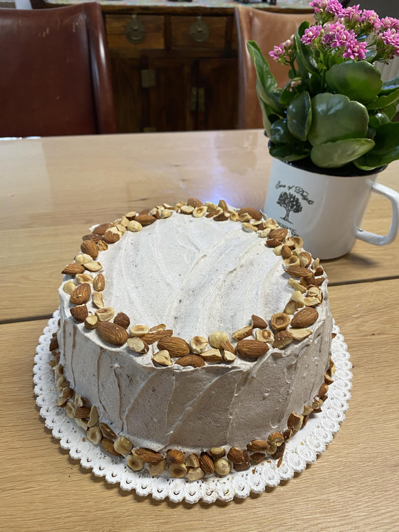 【简约装饰，多重滋味】馥郁摩卡坚果蛋糕