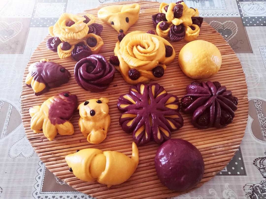 胡萝卜花式馒头