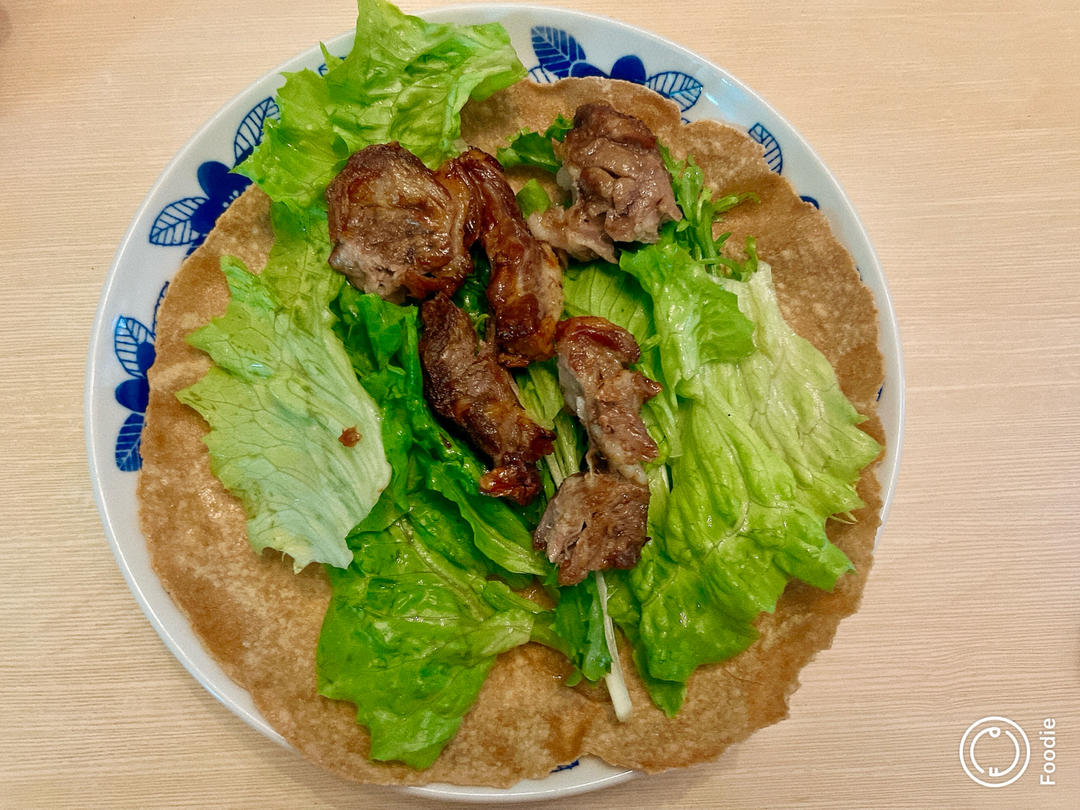 减脂期自制100%全麦卷饼