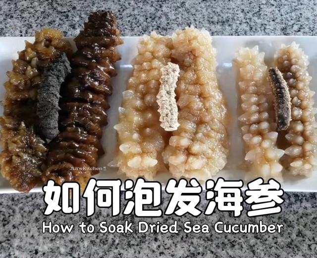 如何泡发海参，新年做盆菜必学技能。无需技术，只要清水就能发出又大又干净的海参