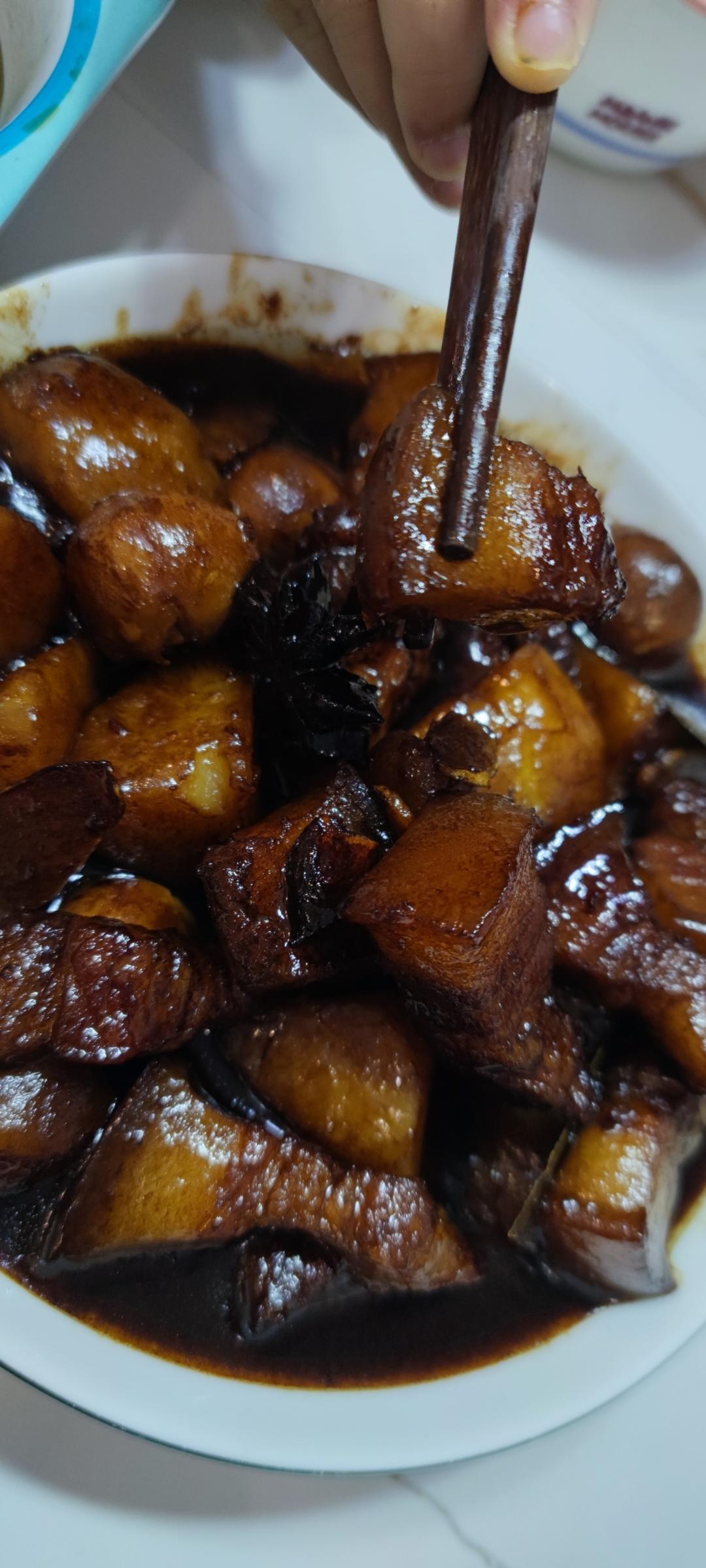 不焯水不放油的家常红烧肉