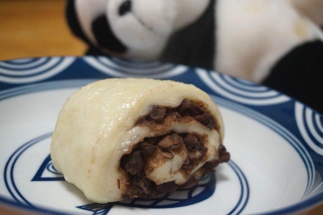 红豆沙馒头卷
