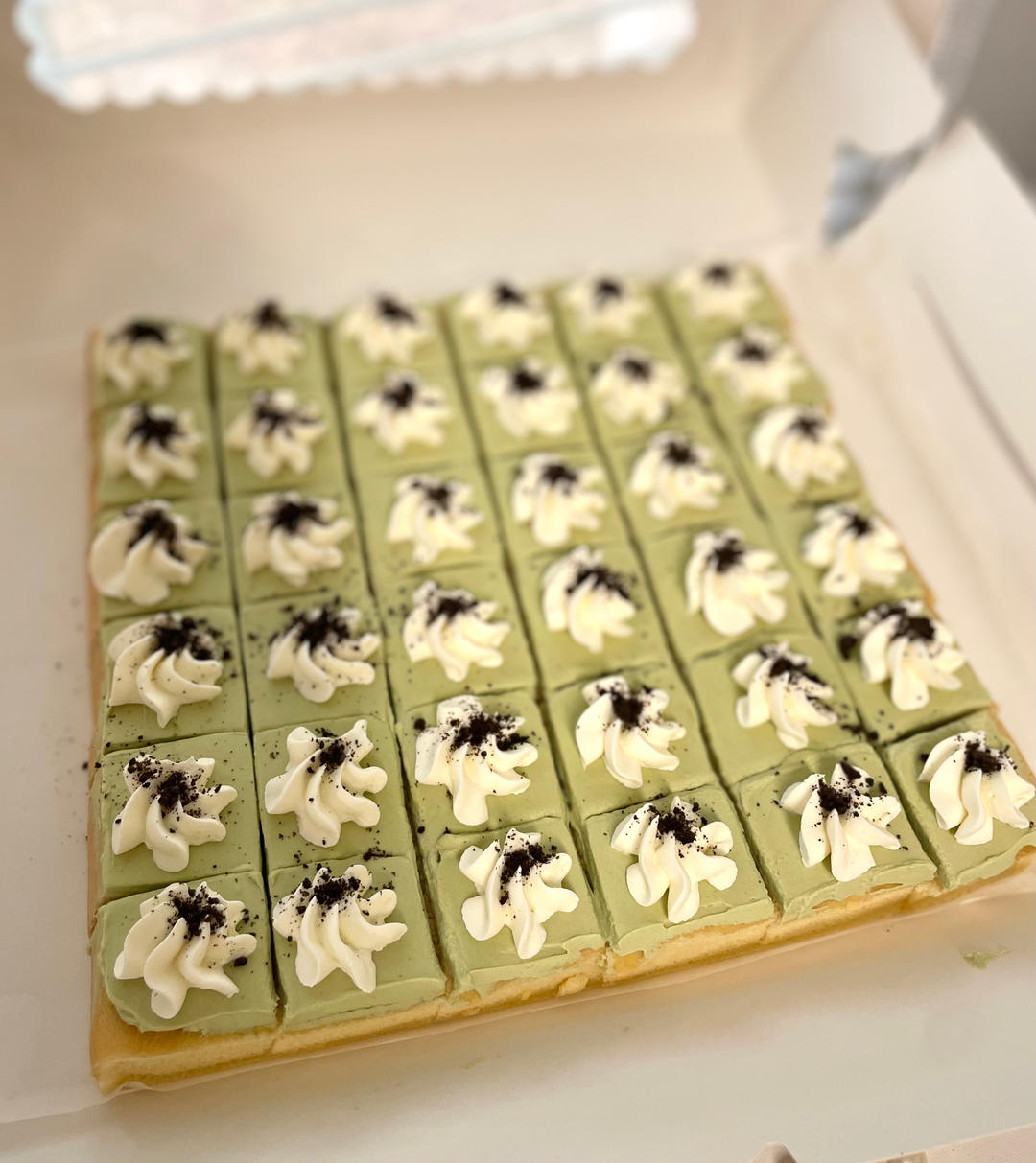 椰香芝士蔓越莓蛋糕   party小甜品的做法 步驟10