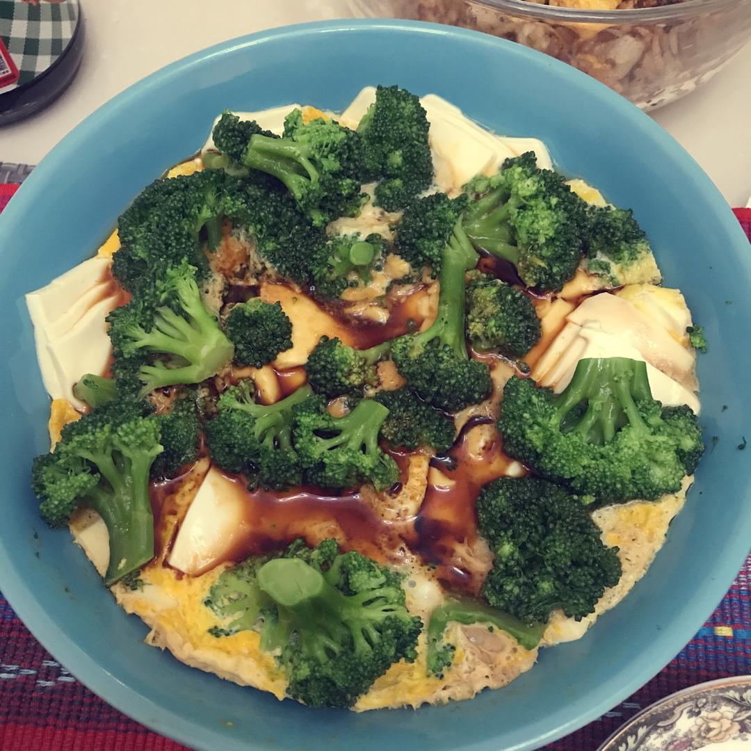 五分钟鸡蛋豆腐羹（附盒装豆腐脱模大法！）