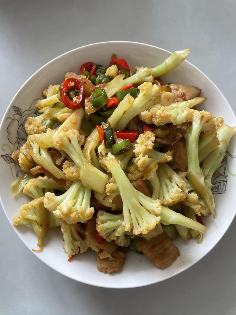 和饭店一个味道的干锅花菜