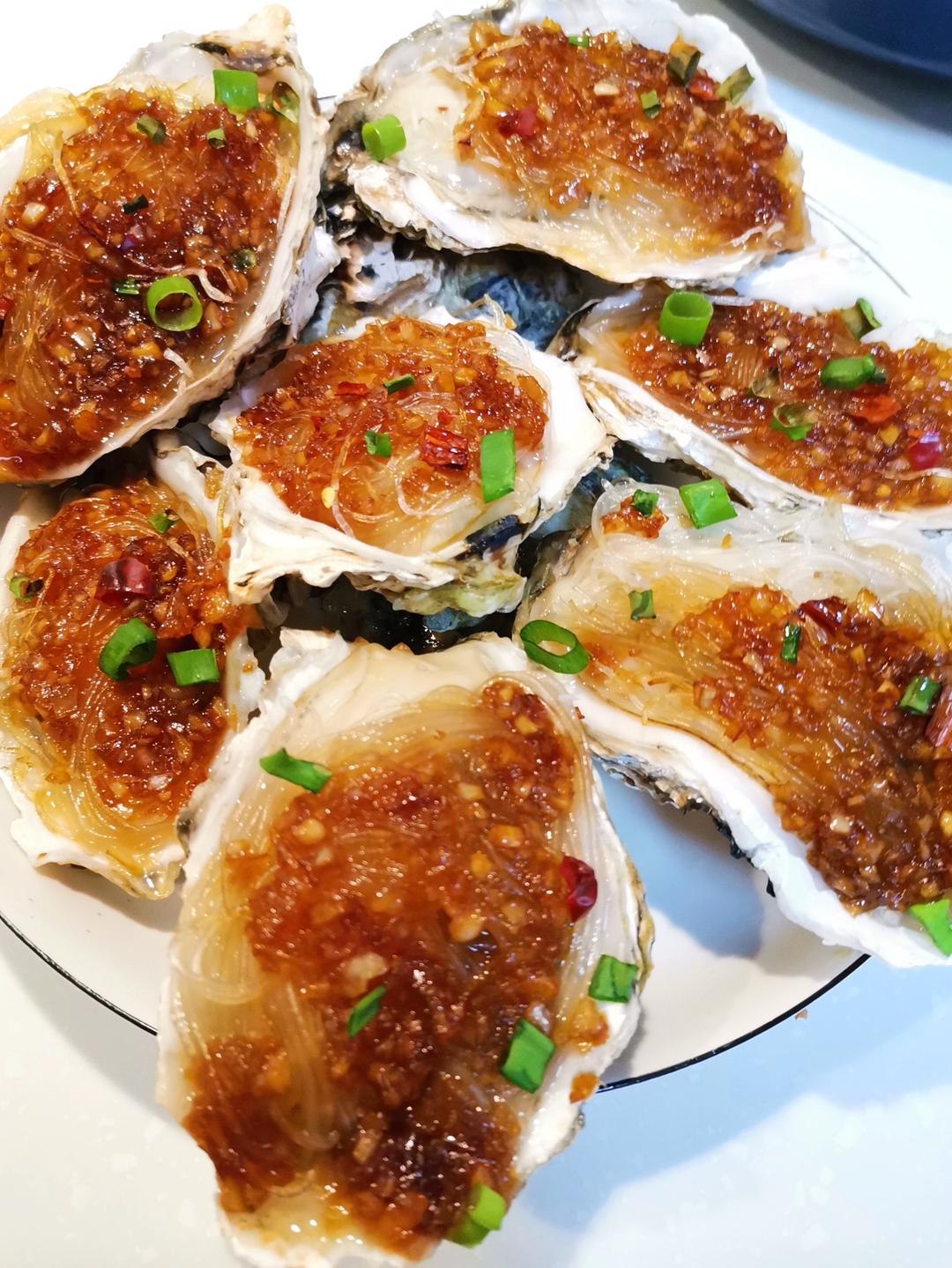 蒜蓉粉丝烤生蚝（烤箱版）