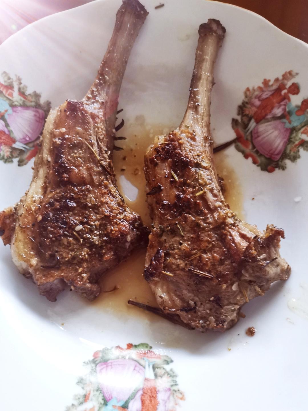 五分钟快手孜然香煎羊排