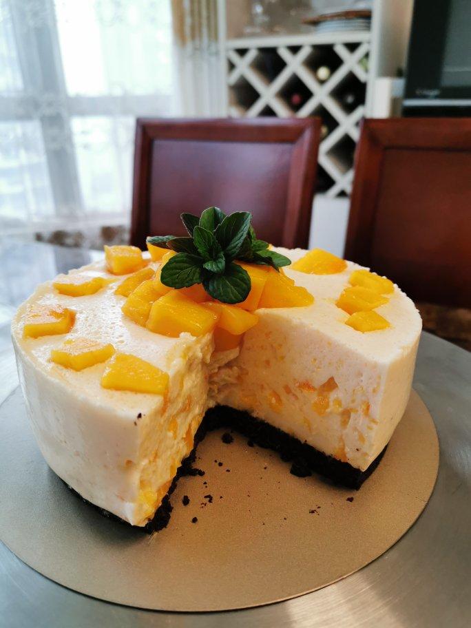 ㊙️无需烤箱❗️零失败芒果酸奶慕斯❗️入口即化