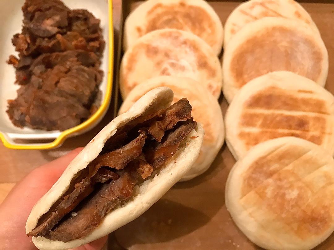 肉夹馍(白吉馍的制作)