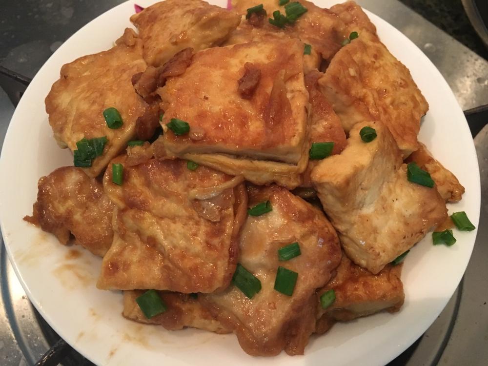 美味蚝油嫩豆腐