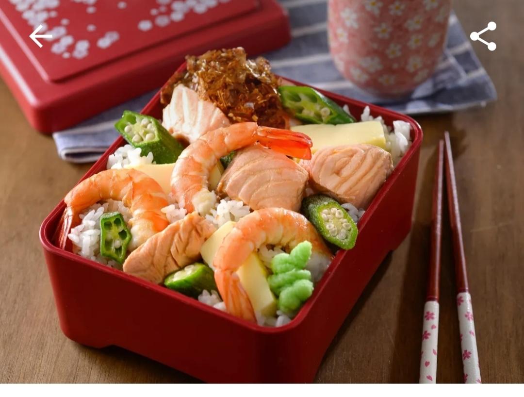 散寿司便当,幸福便当菜的做法