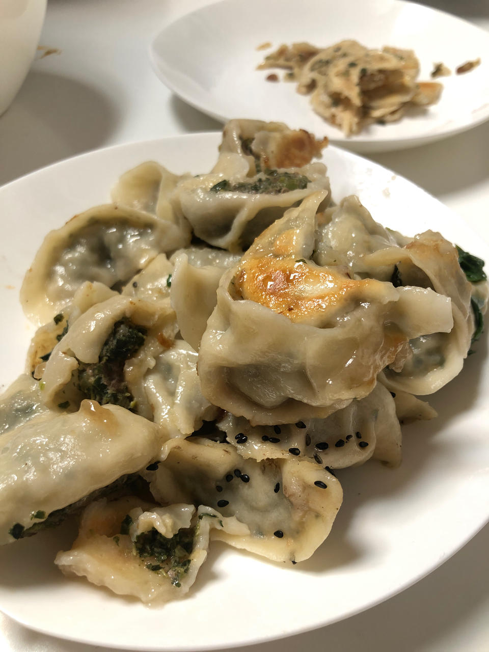 速冻饺子版煎饺