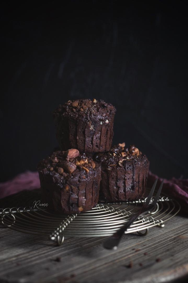 浓情巧克力摩卡马芬<Chocolate Espresso Muffins>