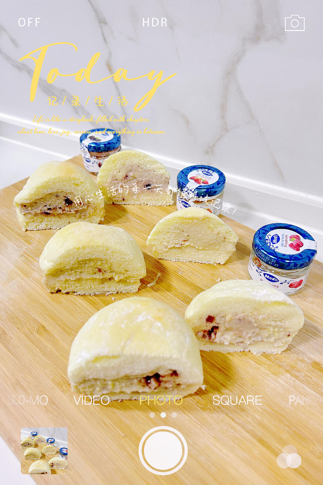 一口爆浆｜夏日必做冰面包｜蓝莓/树莓/芒果三个口味