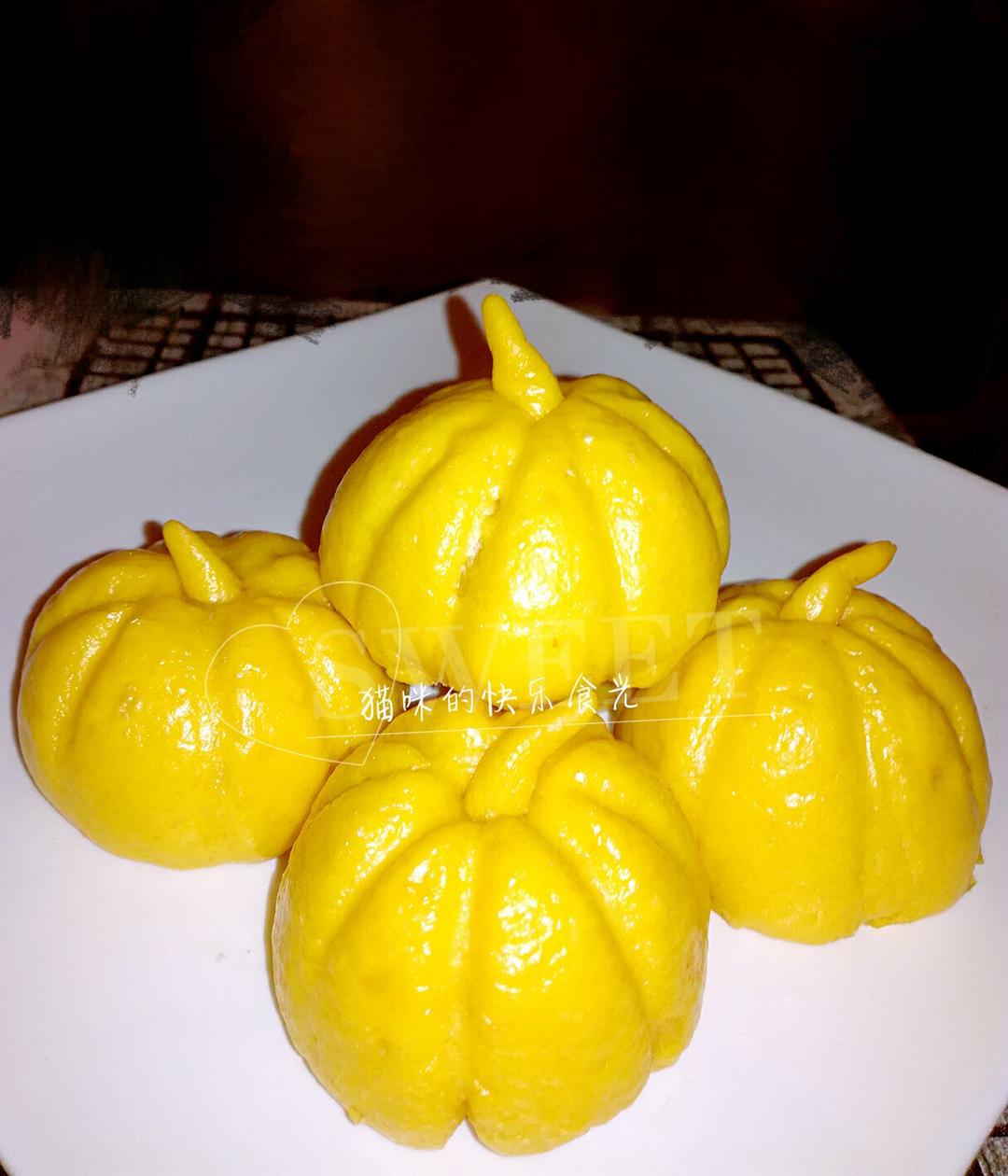 南瓜肉松包的做法