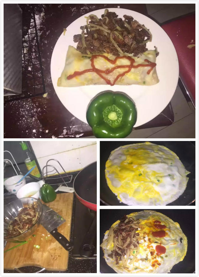 土豆丝卷饼