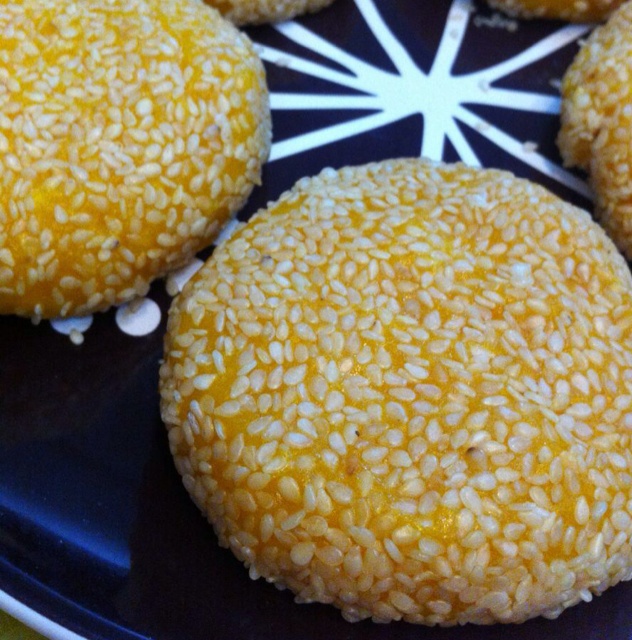 芝麻南瓜饼