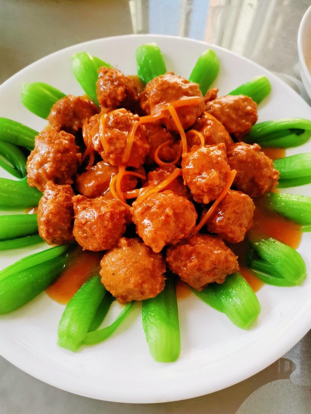 红烧丸子