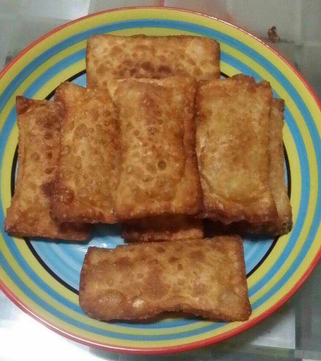苹果派（馄饨皮版，三种做法）