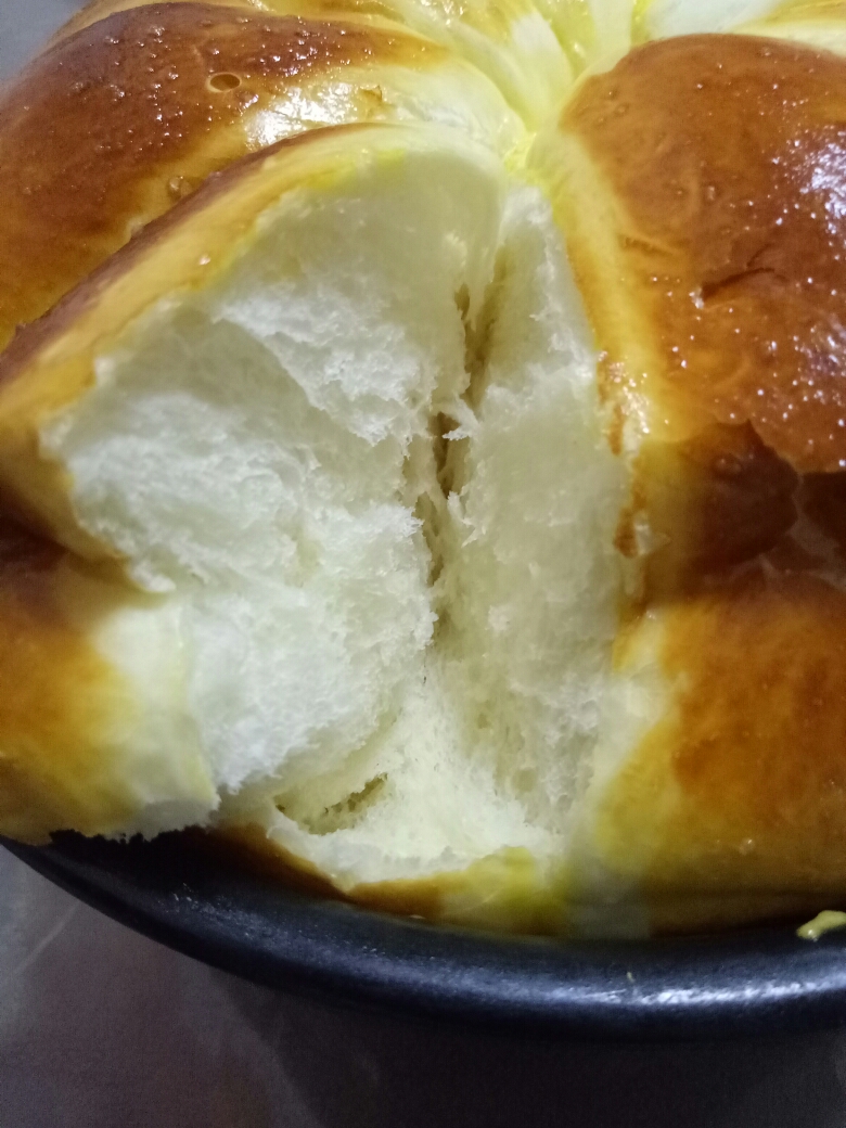 拉丝松软酸奶面包，面包机烤箱综合版