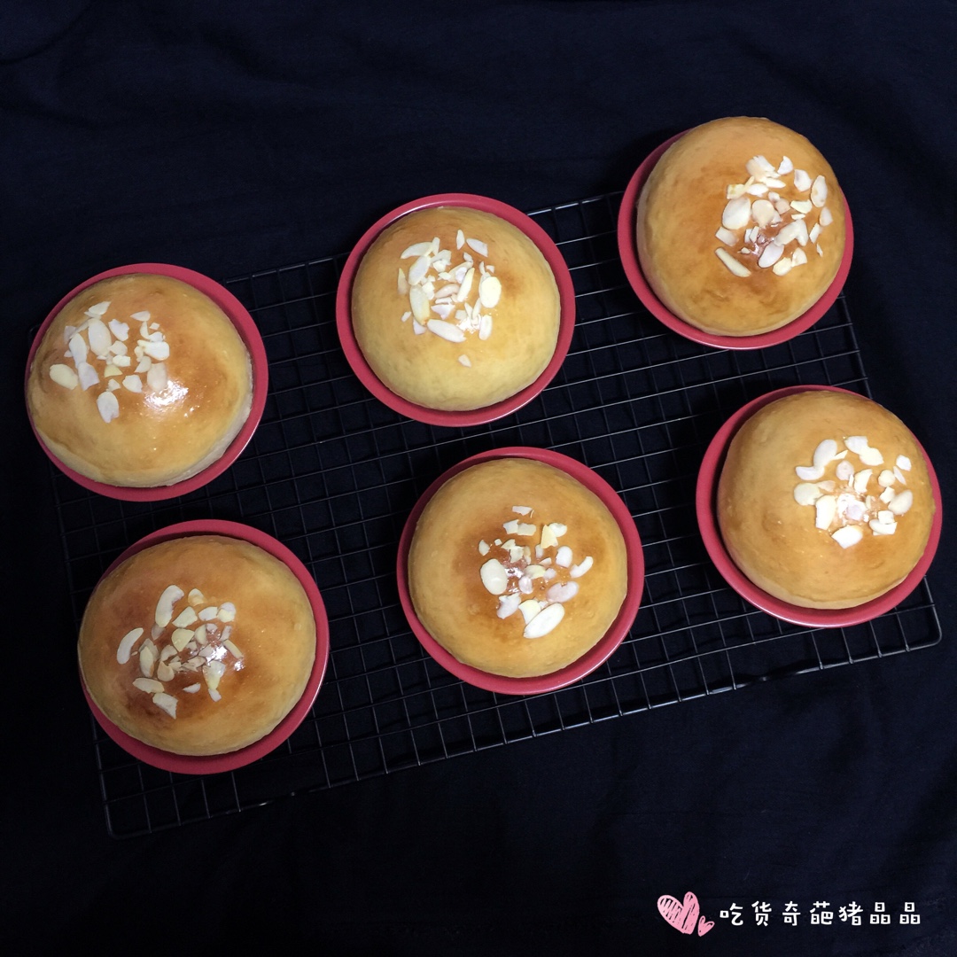 [再见渣难·九阳破壁豆浆机]～豆浆甜面包（一次发酵法）