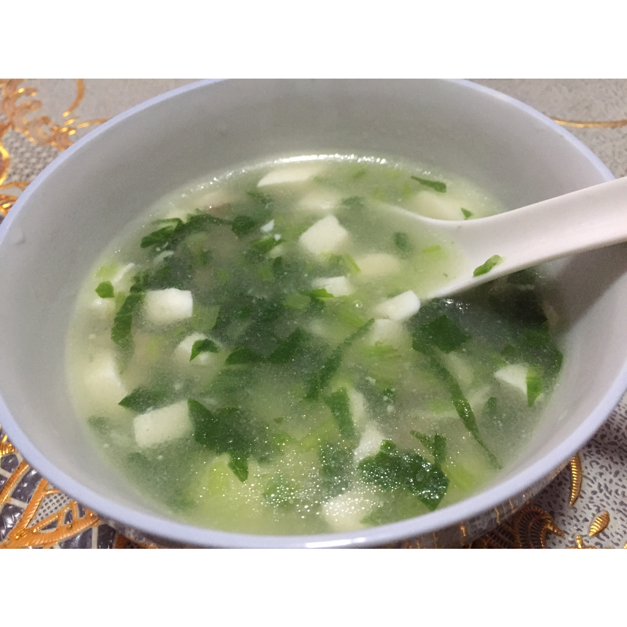 荠菜豆腐羹
