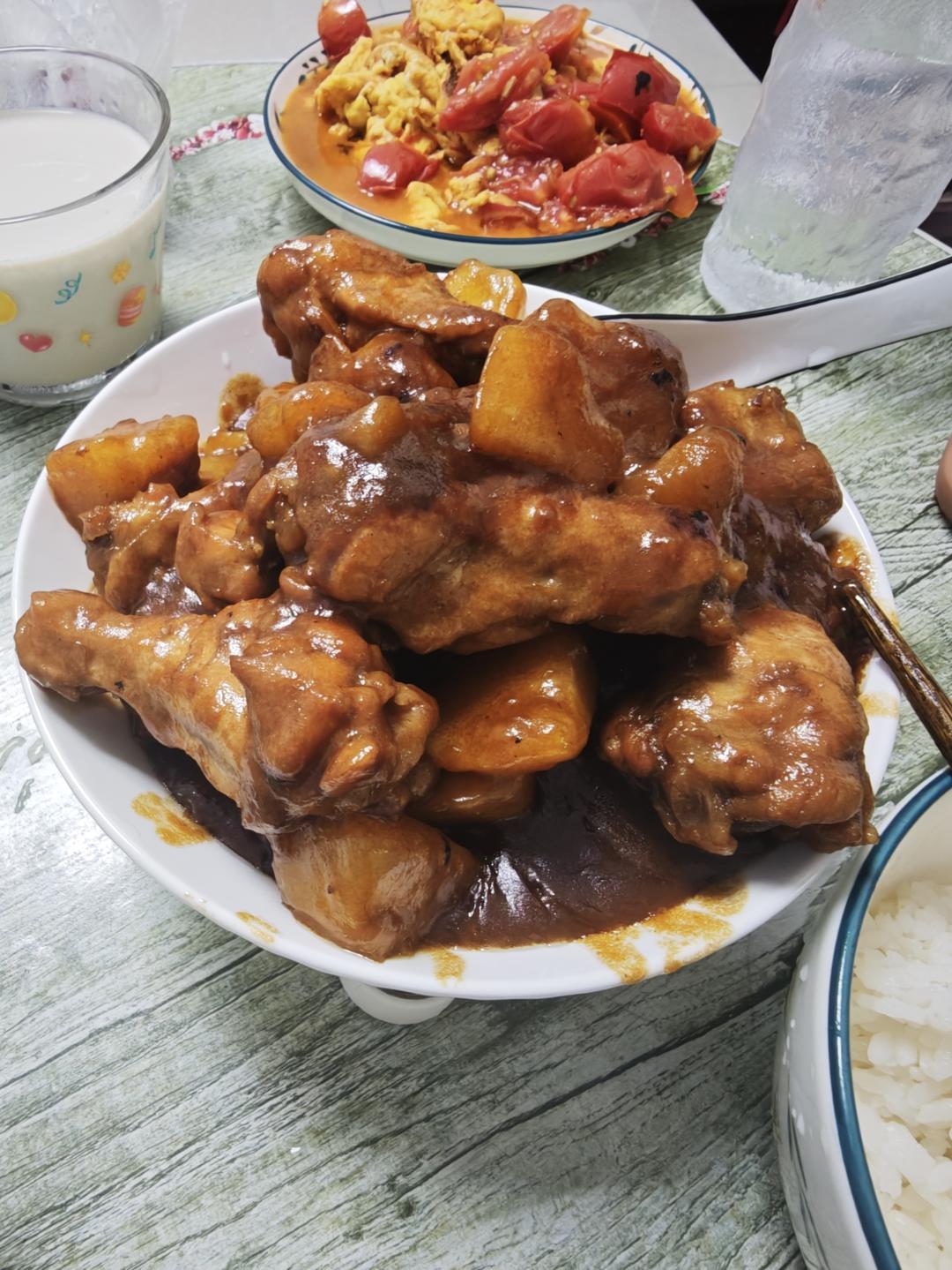 照烧土豆鸡翅根