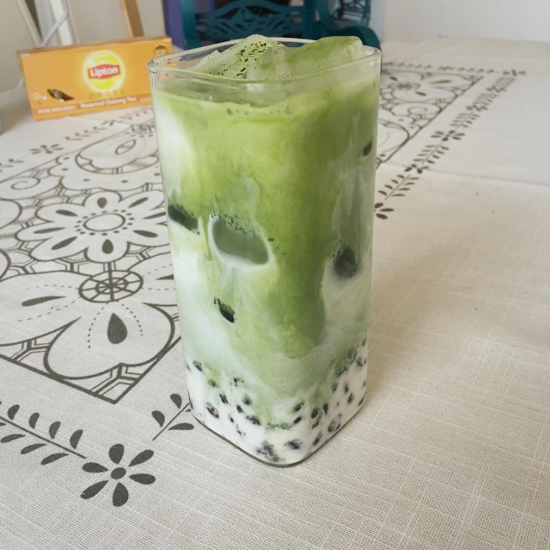 冰抹茶牛奶