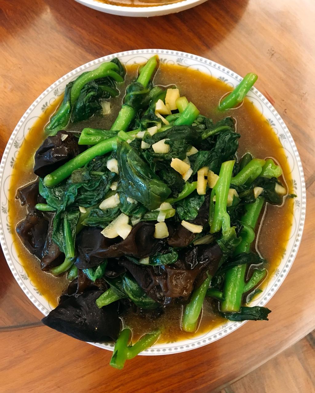 蒜蓉炒潺菜