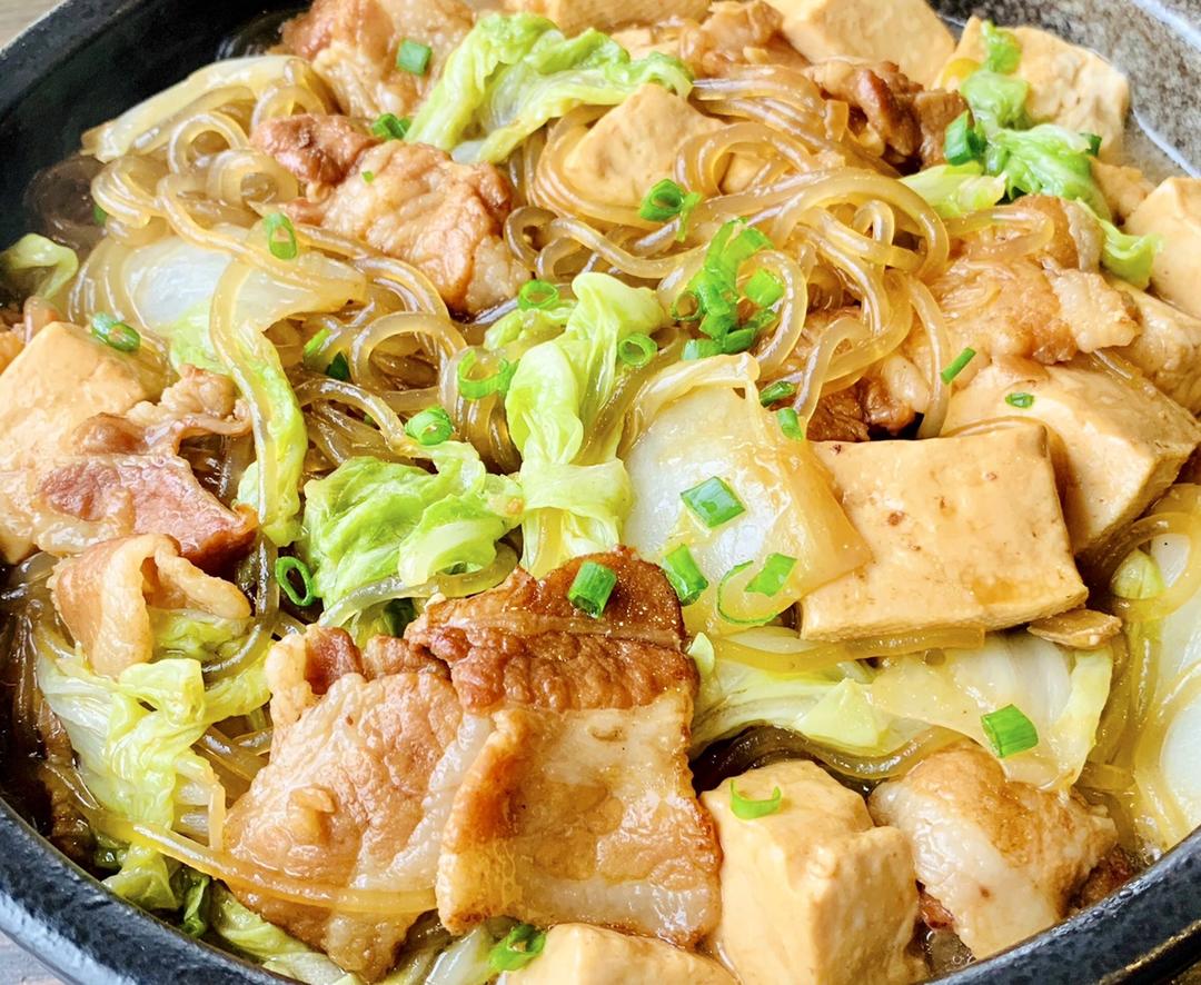 猪肉白菜炖粉条的做法