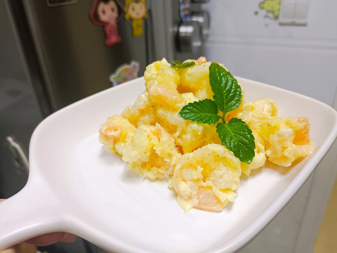 柏悦平替版芥末虾球