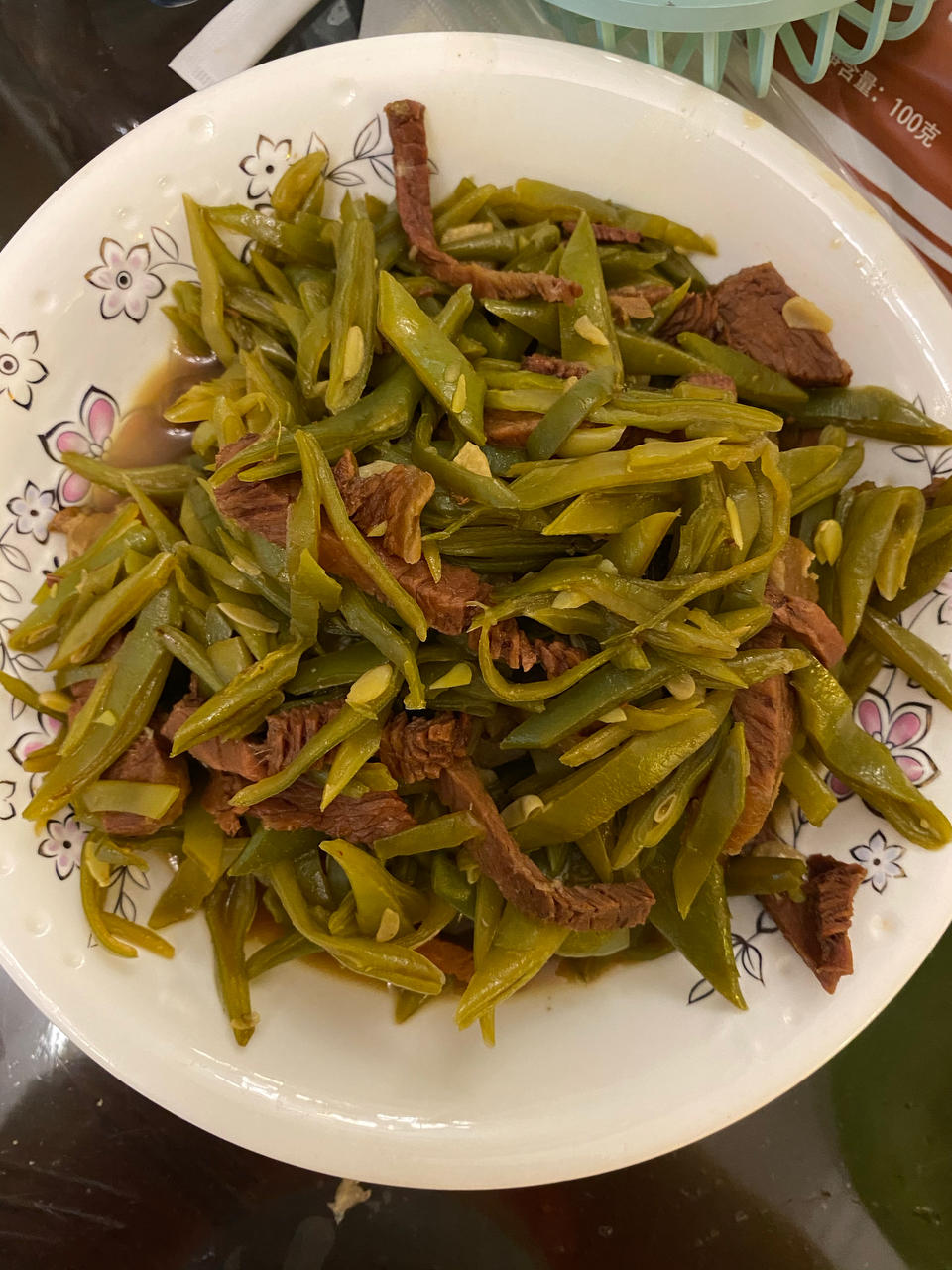 梅豆丝炒肉